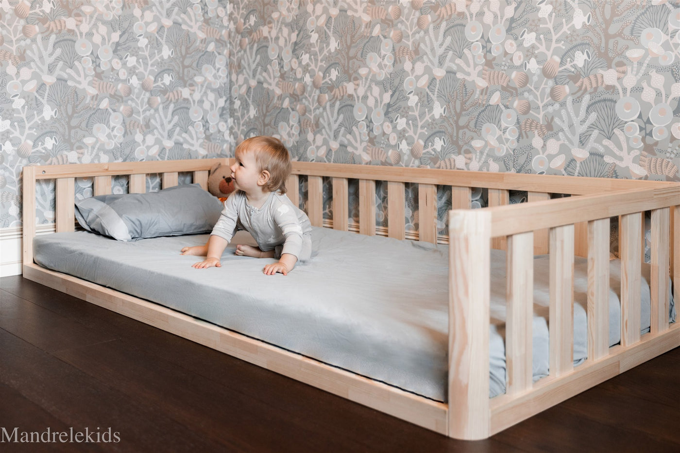 Toddler Floor Bed (without Front Railing)