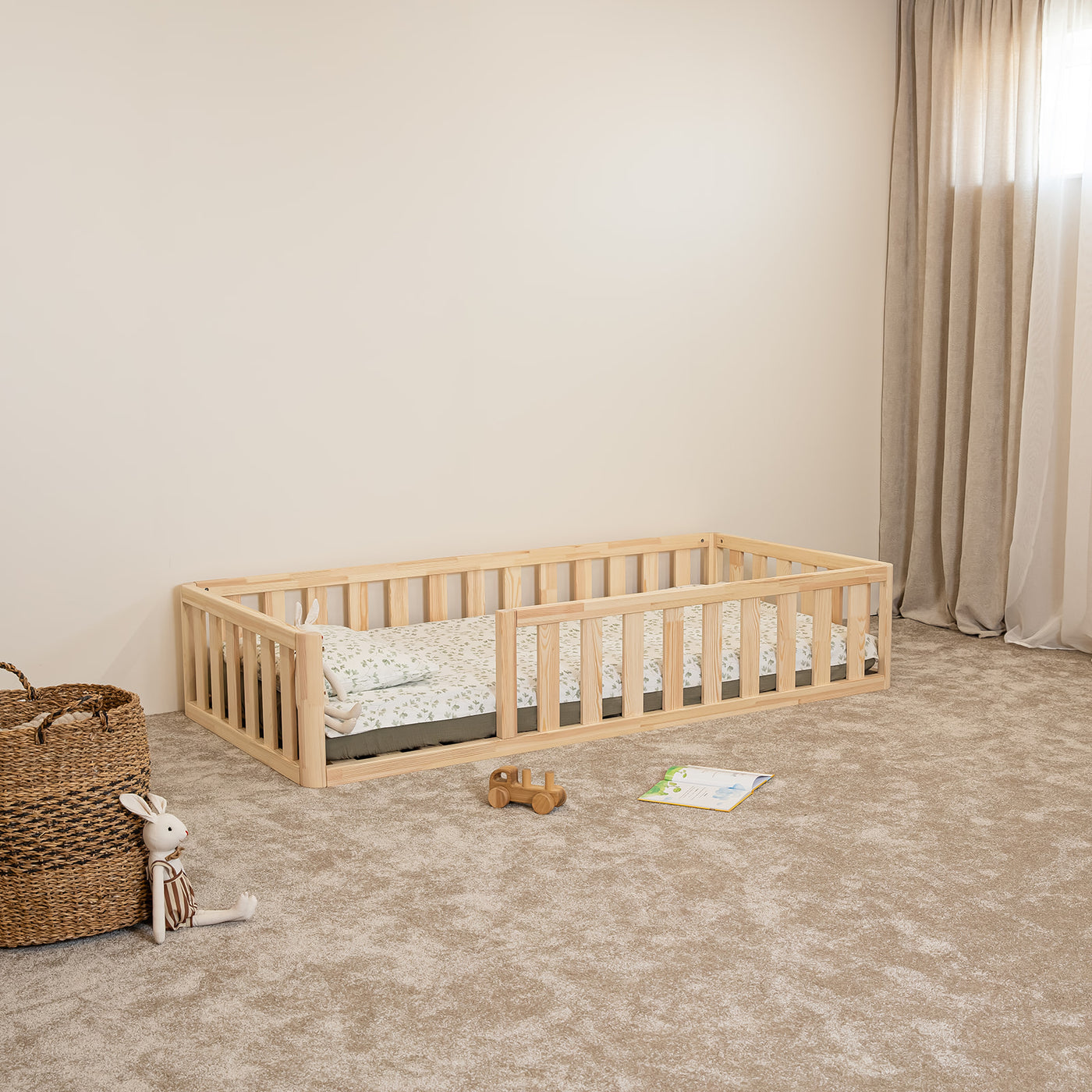 (F) Toddler Floor Bed (without Doors)