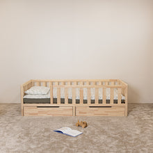 Toddler Bed on Legs (without Doors)