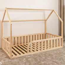 (A) Montessori House Floor Bed for Toddlers