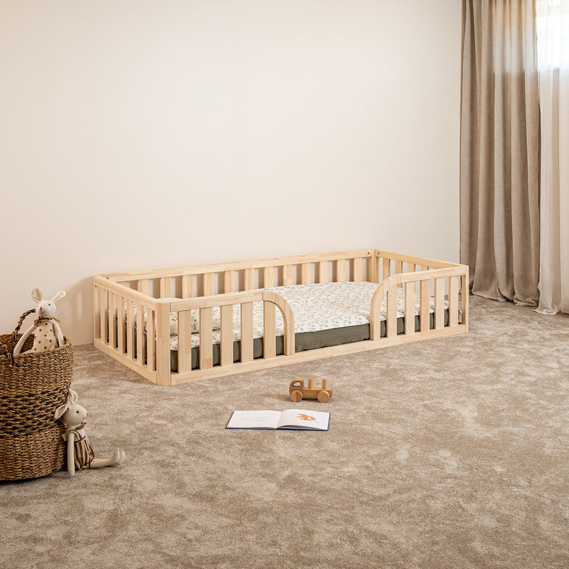Toddler Floor Bed (with Rounded Opening in the Middle)