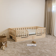 Toddler Floor Bed (with Rounded Opening in the Middle)