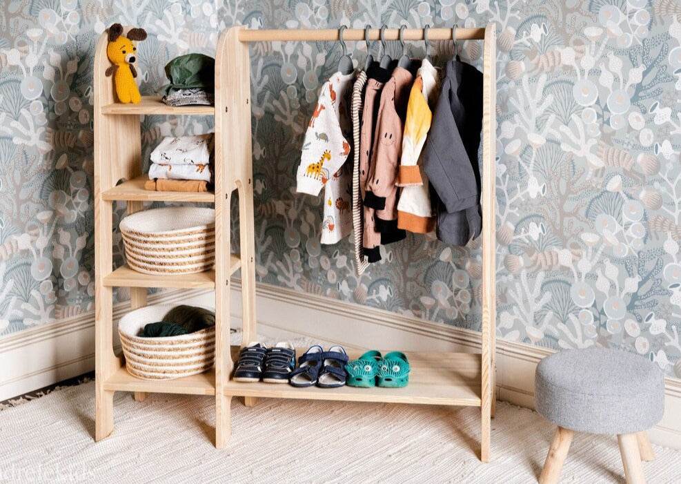 Montessori Kids Clothes Rack